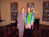The girls in the piano room