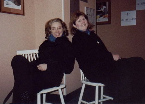 Extra chairs were useful in the hotel rooms.