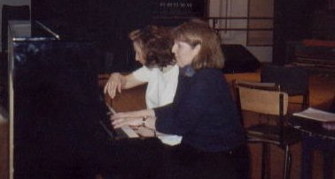 Vanessa and April's 4 hand piano